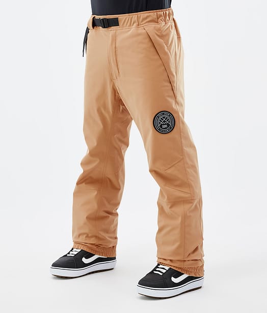 Dope Blizzard 2022 Snowboard Pants Men Khaki Yellow