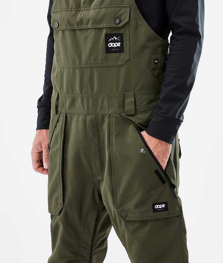 Dope Notorious B.I.B 2022 Pantalon de Snowboard Homme Olive Green, Image 4 sur 6