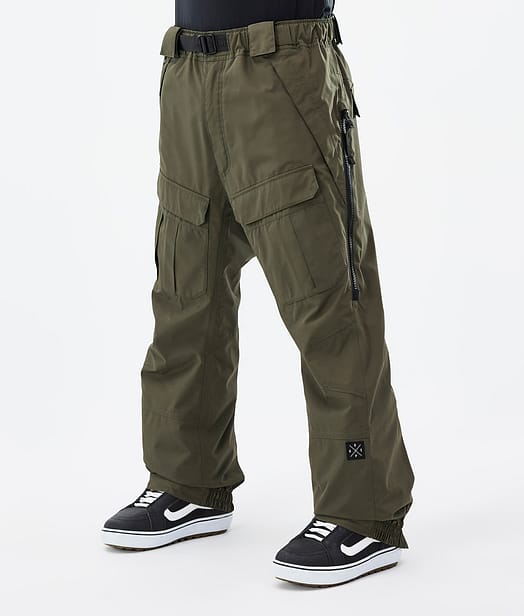 Dope Antek 2022 Spodnie Snowboardowe Mężczyźni Olive Green