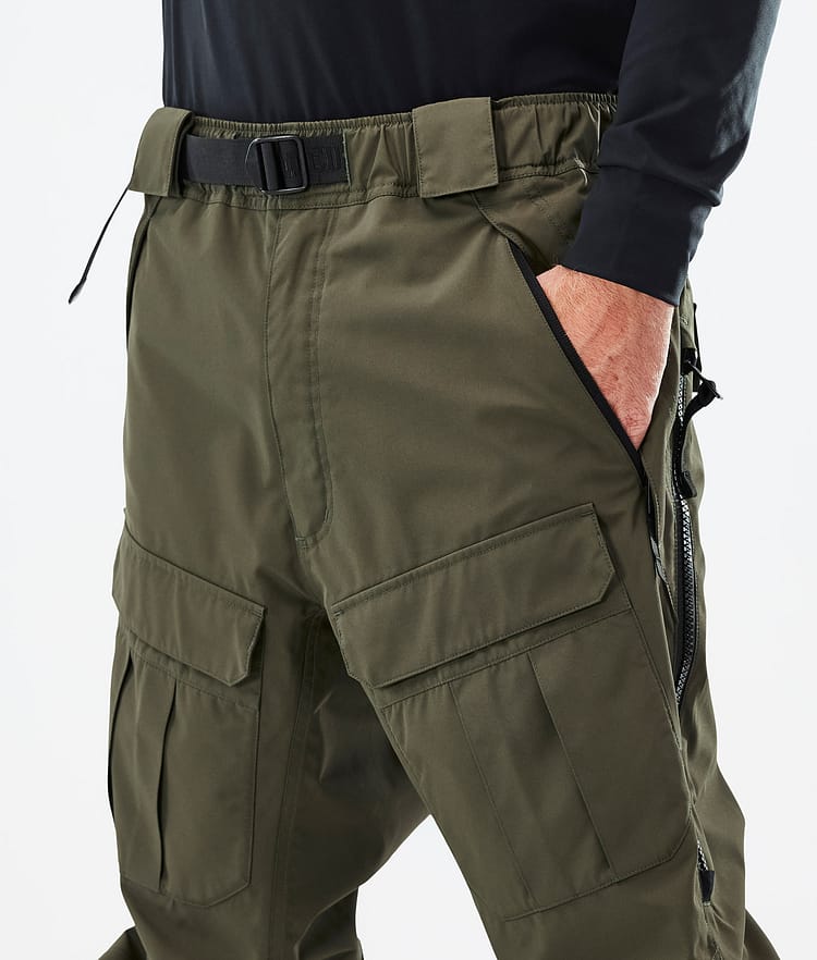 Dope Antek 2022 Pantalon de Snowboard Homme Olive Green, Image 4 sur 6