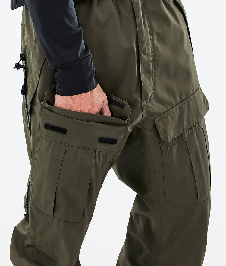 Dope Antek 2022 Spodnie Narciarskie Mężczyźni Olive Green, Zdjęcie 5 z 6
