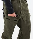 Dope Antek 2022 Pantaloni Snowboard Uomo Olive Green, Immagine 5 di 6