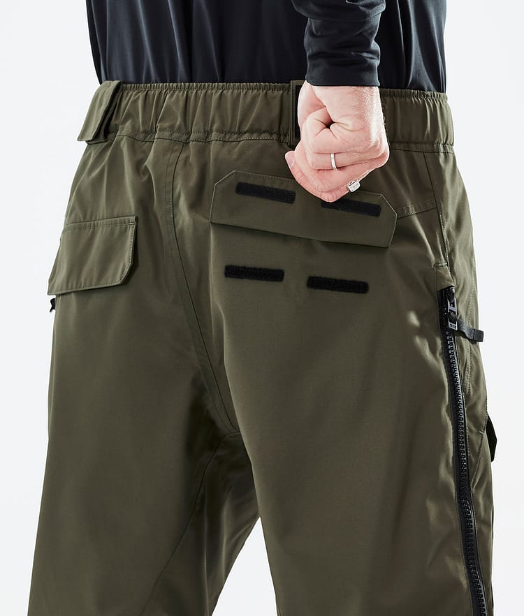 Dope Antek 2022 Pantalon de Snowboard Homme Olive Green, Image 6 sur 6