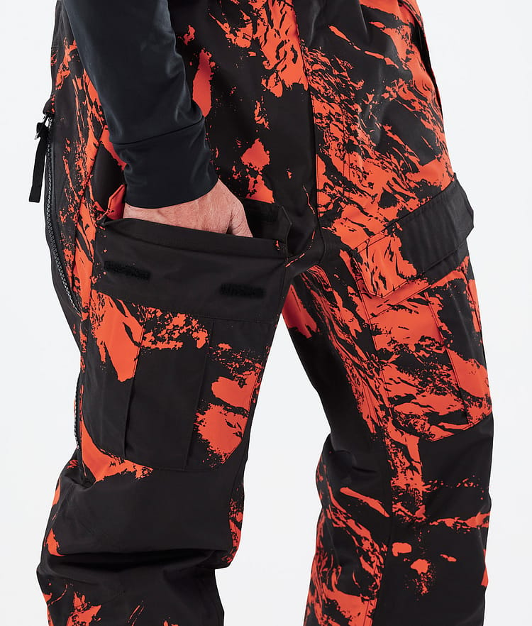 Dope Antek 2022 Snowboard Bukser Herre Paint Orange, Billede 5 af 6