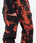 Dope Antek 2022 Pantalon de Ski Homme Paint Orange, Image 5 sur 6