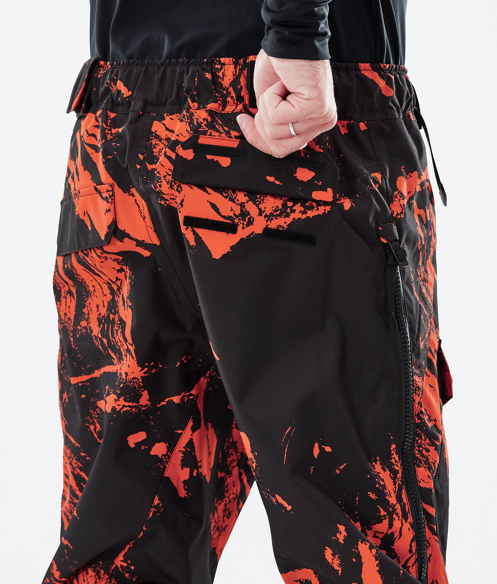 Dope Antek 2022 Pantaloni Sci Uomo Paint Orange, Immagine 6 di 6