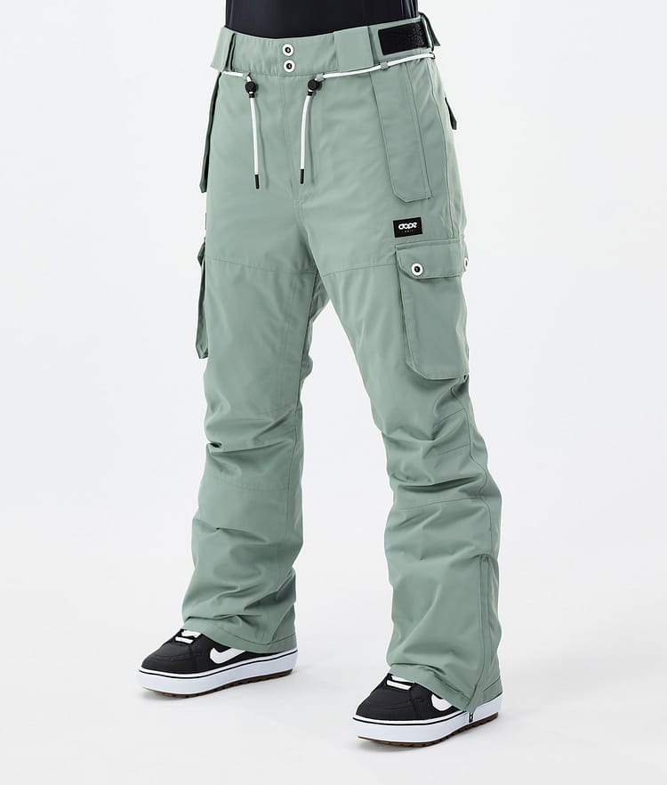 Dope Iconic W Snowboard Broek Dames Faded Green Renewed, Afbeelding 1 van 7