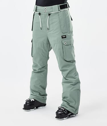 Dope Iconic W Pantaloni Sci Donna Faded Green