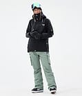 Dope Iconic W Pantaloni Snowboard Donna Faded Green Renewed, Immagine 2 di 7