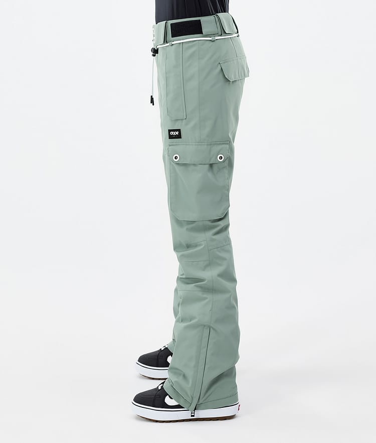 Dope Iconic W Snowboard Broek Dames Faded Green Renewed, Afbeelding 3 van 7