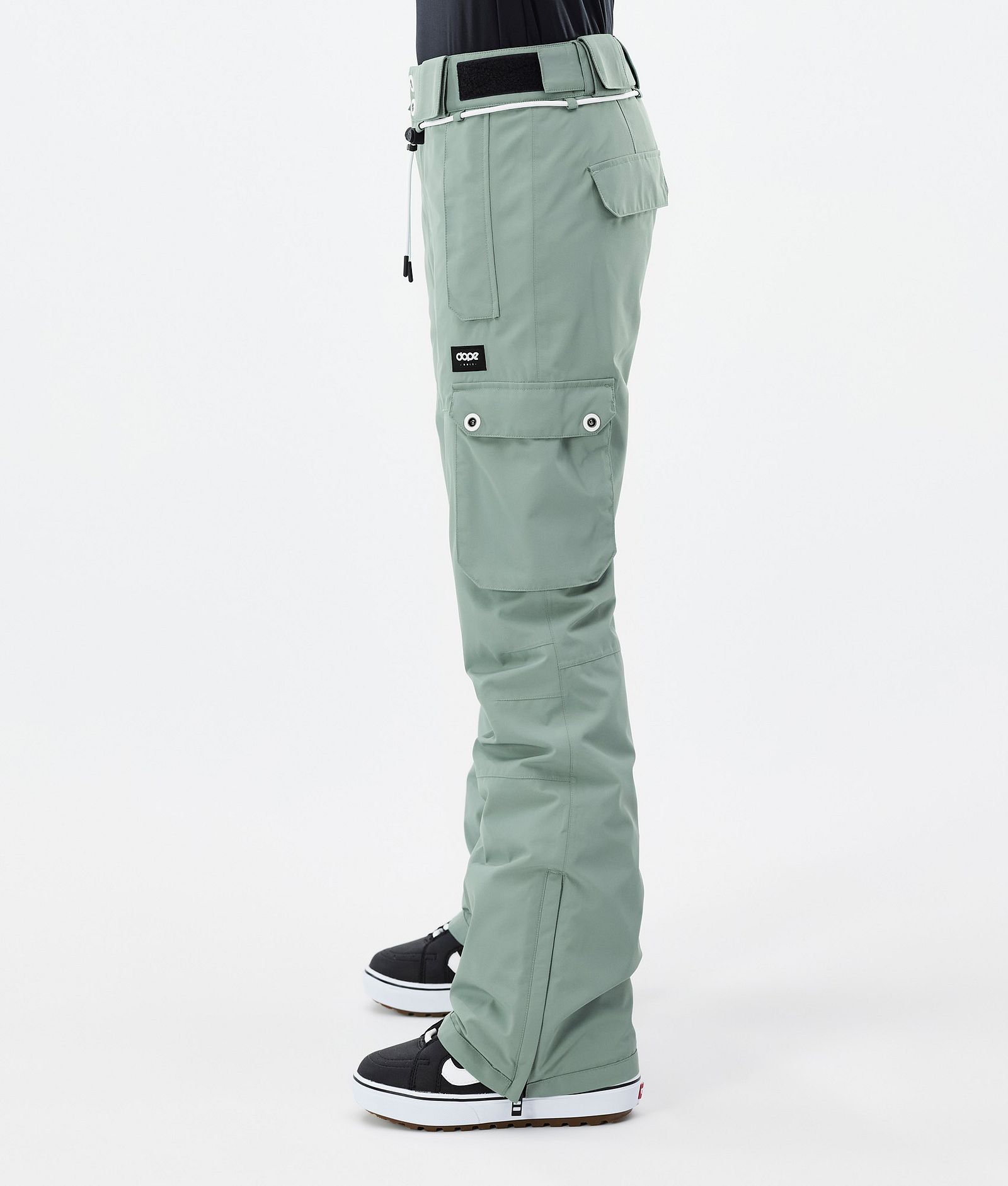 Dope Iconic W Snowboard Bukser Dame Faded Green Renewed, Billede 3 af 7