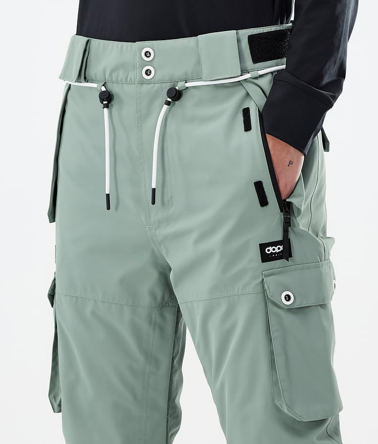 Dope Iconic W Pantalon de Snowboard Femme Faded Green, Image 5 sur 7