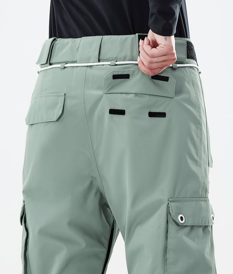 Dope Iconic W Pantaloni Sci Donna Faded Green