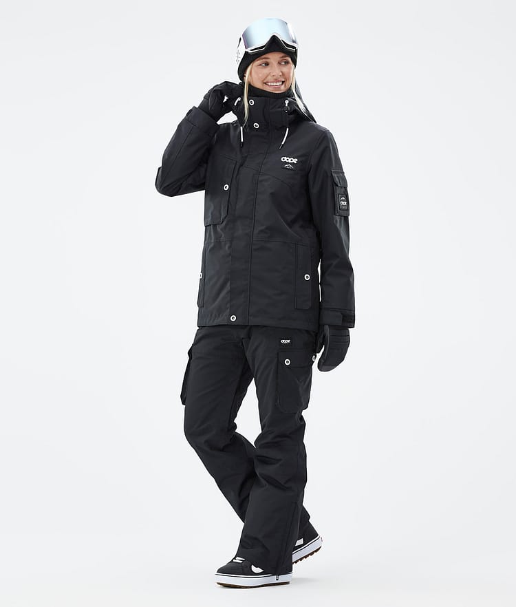 Dope Iconic W Snowboard Bukser Dame Black, Billede 2 af 7