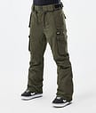 Dope Iconic W Pantaloni Snowboard Donna Olive Green