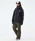 Dope Iconic W Pantalon de Snowboard Femme Olive Green, Image 2 sur 7