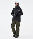 Dope Iconic W Pantalon de Ski Femme Olive Green, Image 2 sur 7