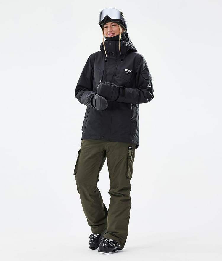 Dope Iconic W Skibukser Dame Olive Green, Billede 2 af 7