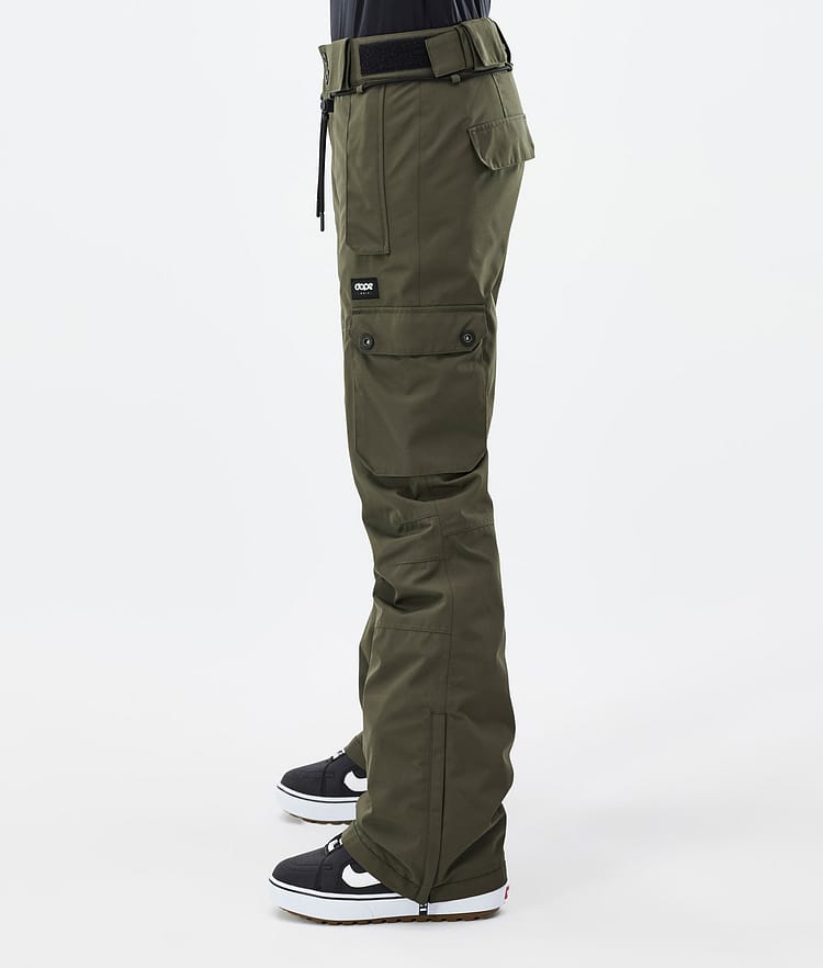 Dope Iconic W Snowboard Broek Dames Olive Green, Afbeelding 3 van 7
