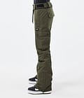 Dope Iconic W Pantalon de Snowboard Femme Olive Green, Image 3 sur 7