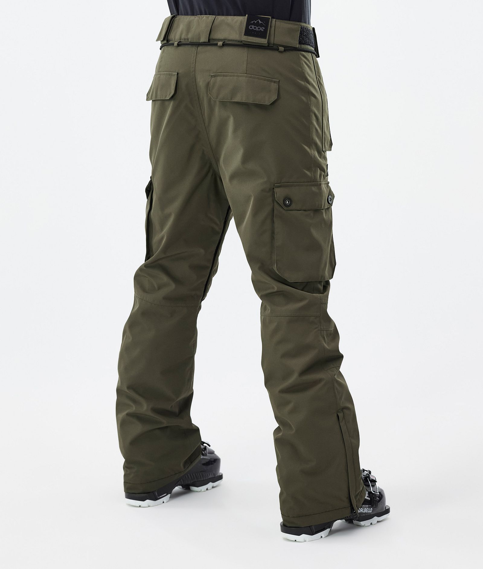 Dope Iconic W Pantalon de Ski Femme Olive Green, Image 4 sur 7