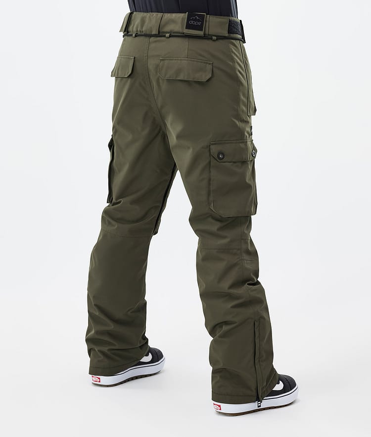 Dope Iconic W Kalhoty na Snowboard Dámské Olive Green, Obrázek 4 z 7