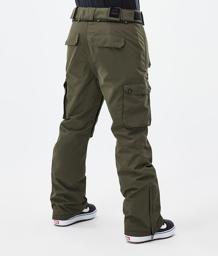 Dope Iconic W Pantaloni Snowboard Donna Olive Green, Immagine 4 di 7