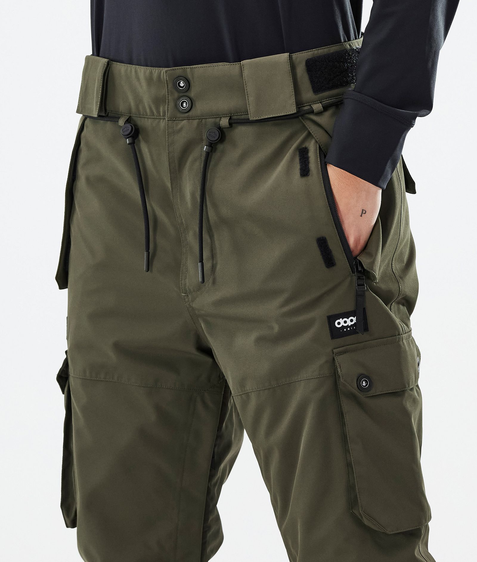 Dope Iconic W Skibroek Dames Olive Green