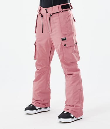 Dope Iconic W Kalhoty na Snowboard Dámské Pink