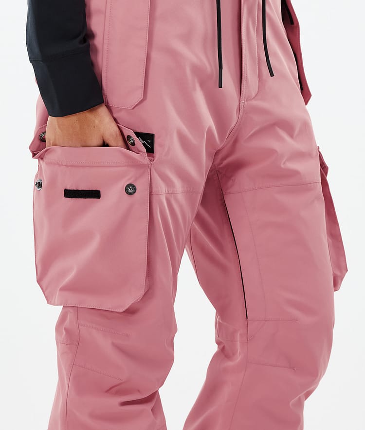 Dope Iconic W Pantalon de Ski Femme Pink, Image 4 sur 6