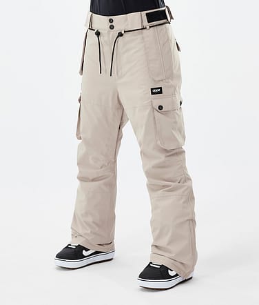 Dope Iconic W Kalhoty na Snowboard Dámské Sand
