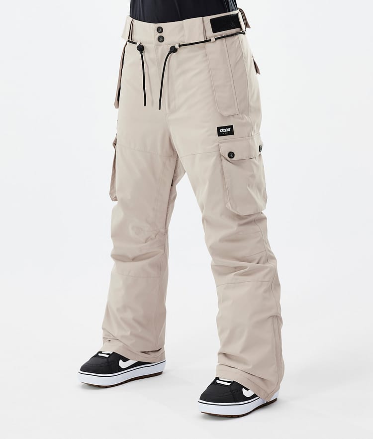 Dope Iconic W Snowboard Bukser Dame Sand, Billede 1 af 7