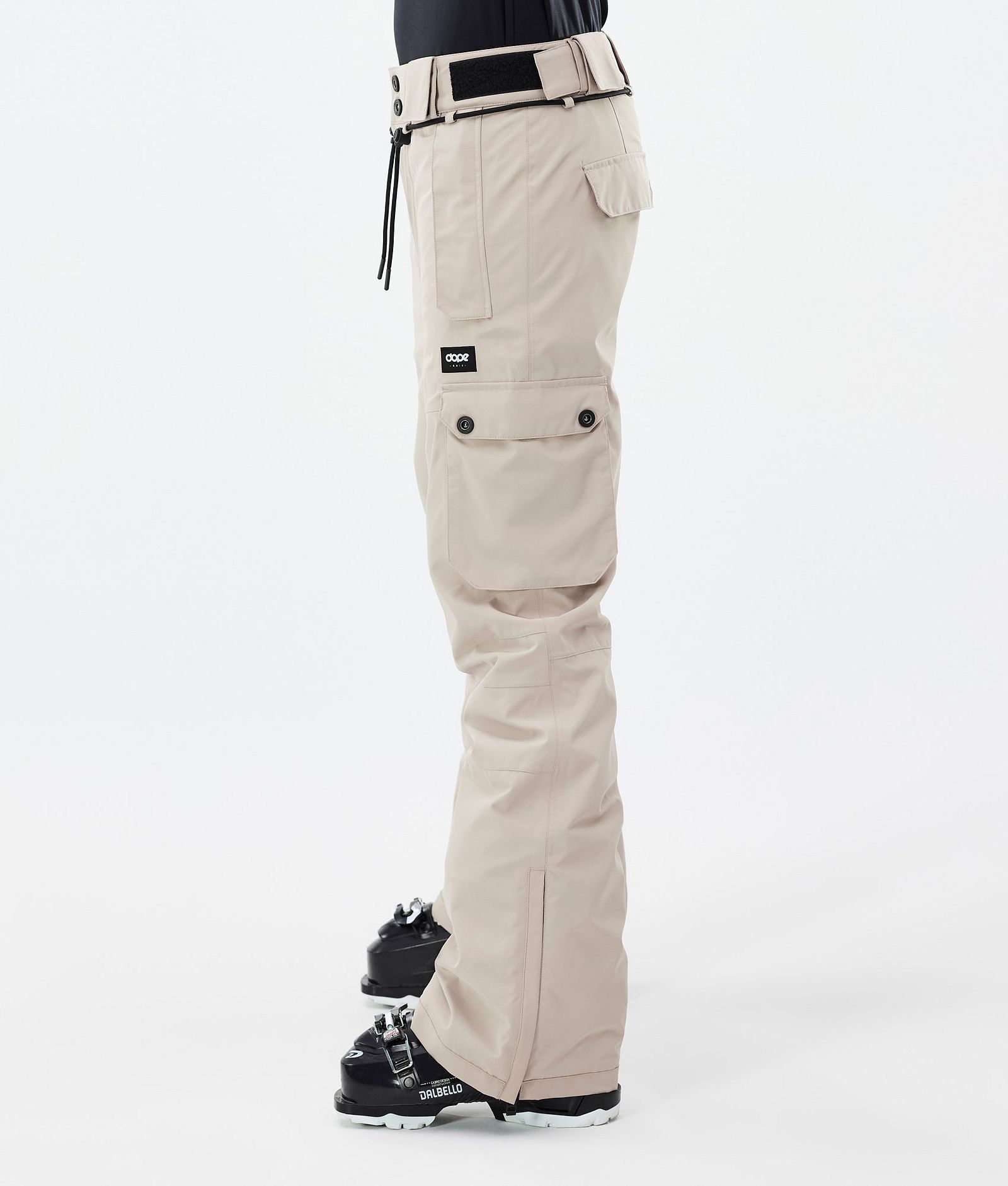 Dope Iconic W Pantalon de Ski Femme Sand, Image 3 sur 7