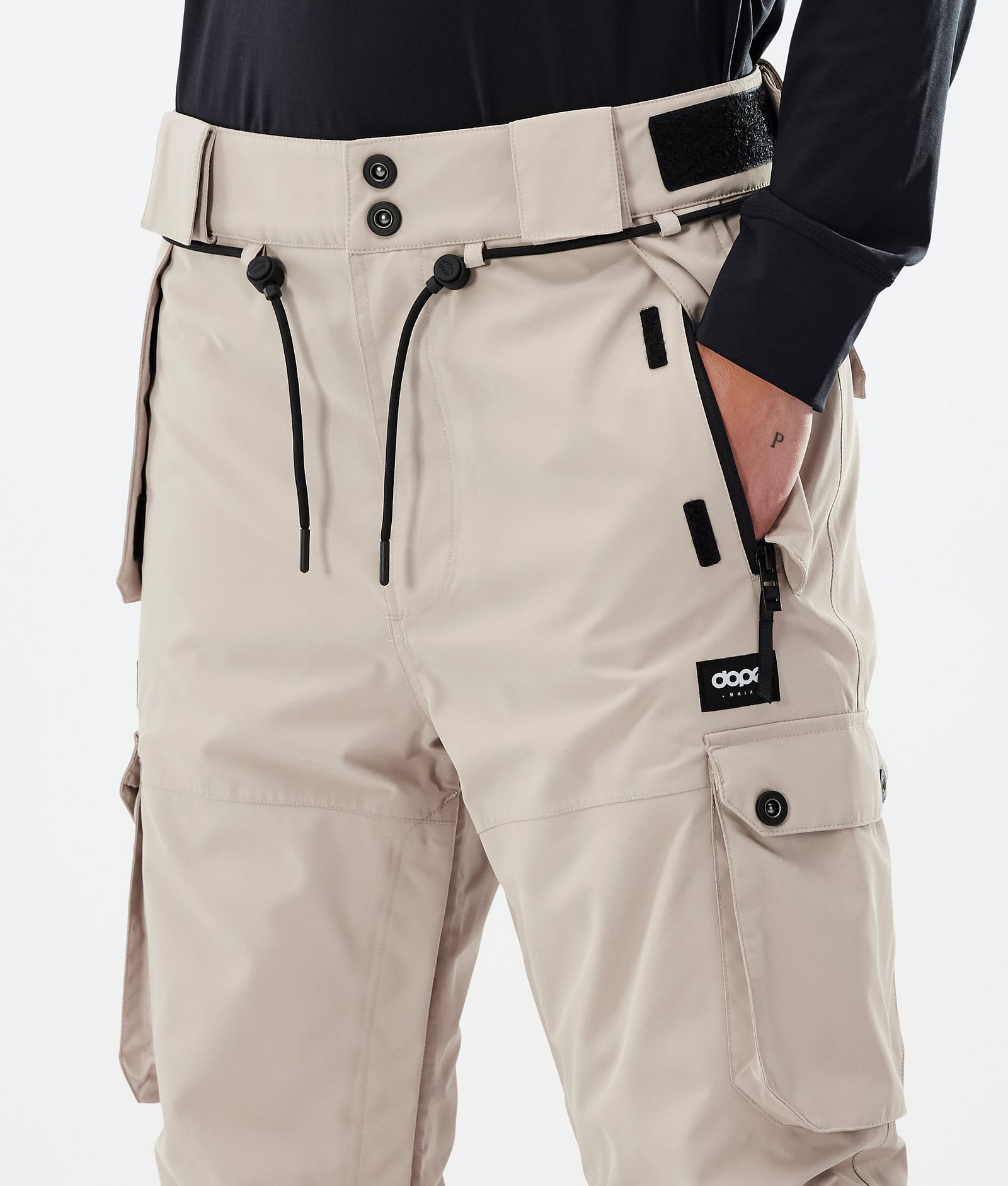 Dope Iconic W Pantalon de Ski Femme Sand, Image 5 sur 7