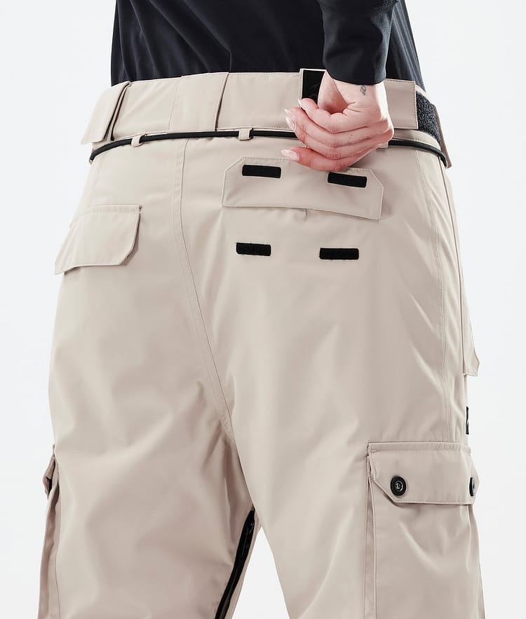 Dope Iconic W Pantaloni Snowboard Donna Sand, Immagine 7 di 7