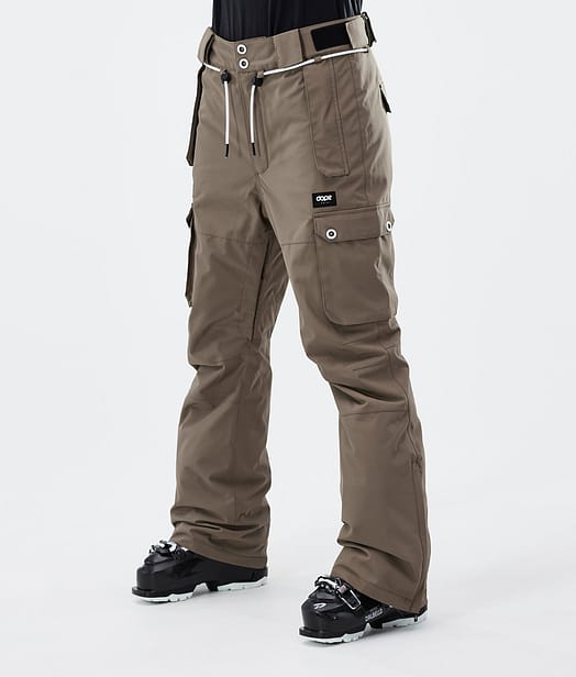 Dope Iconic W Pantalon de Ski Femme Walnut