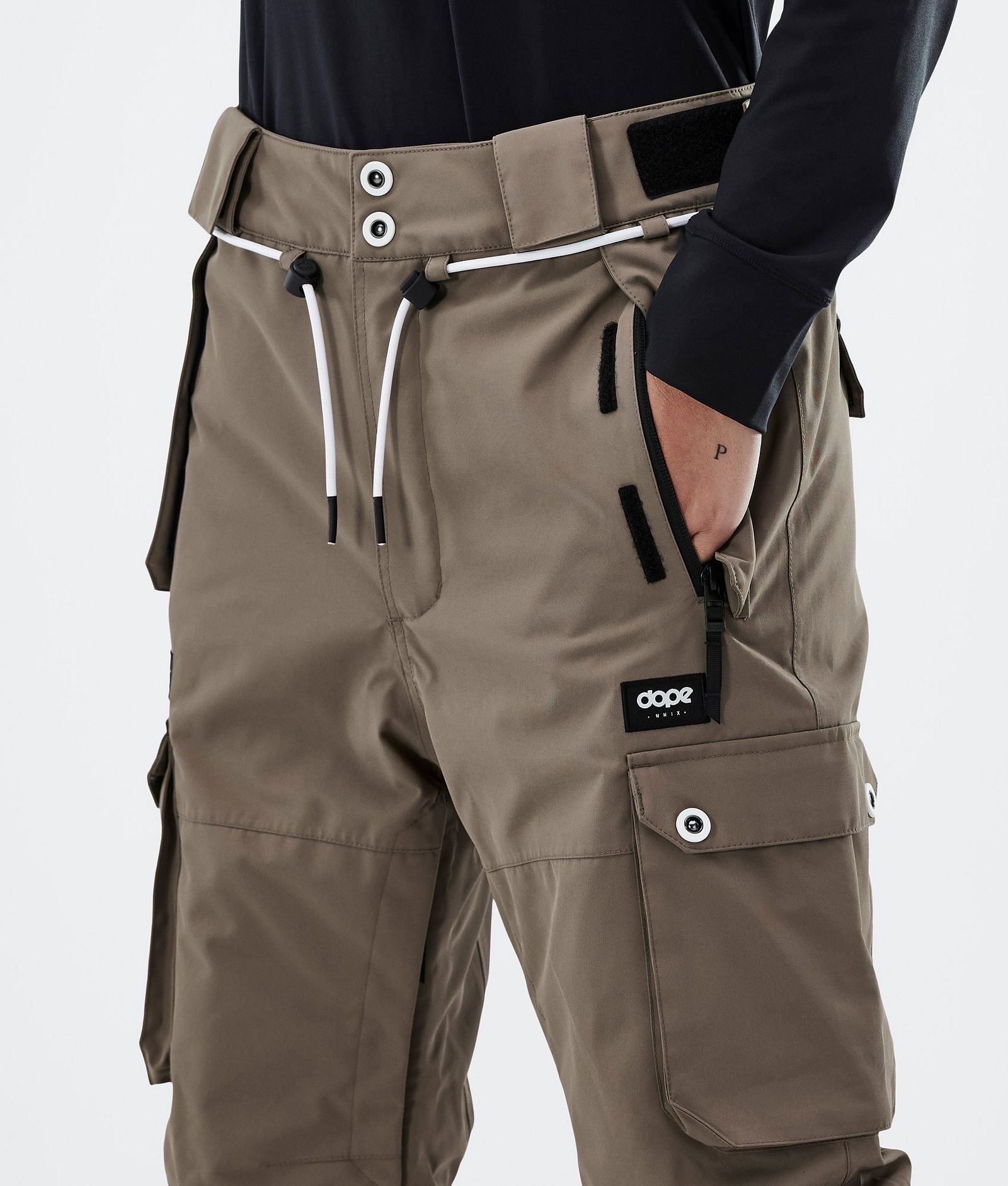 Dope Iconic W Pantalon de Ski Femme Walnut, Image 4 sur 6