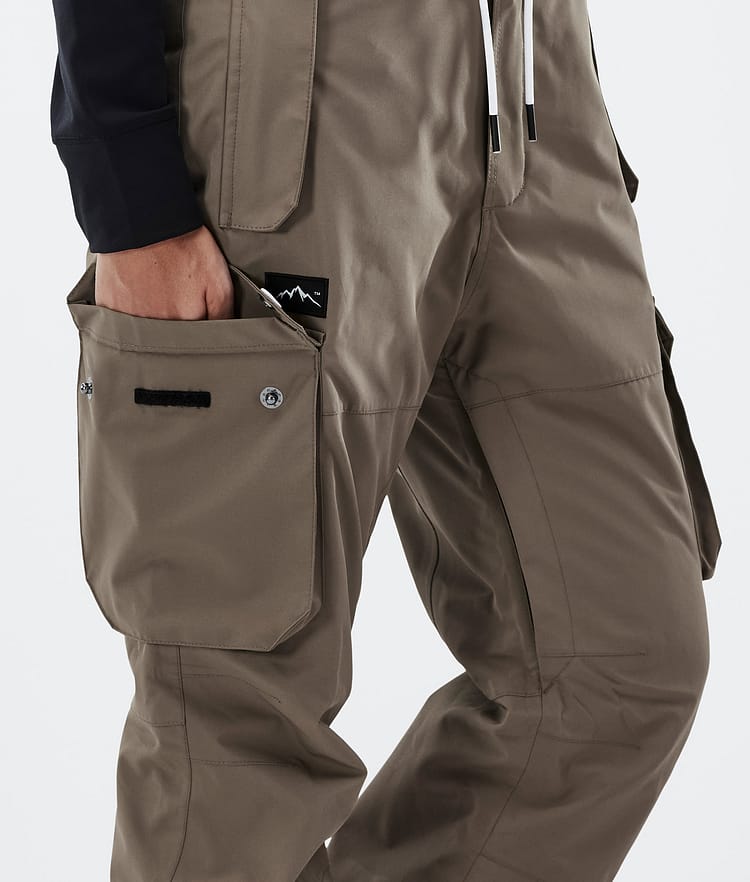 Dope Iconic W Pantalon de Snowboard Femme Walnut