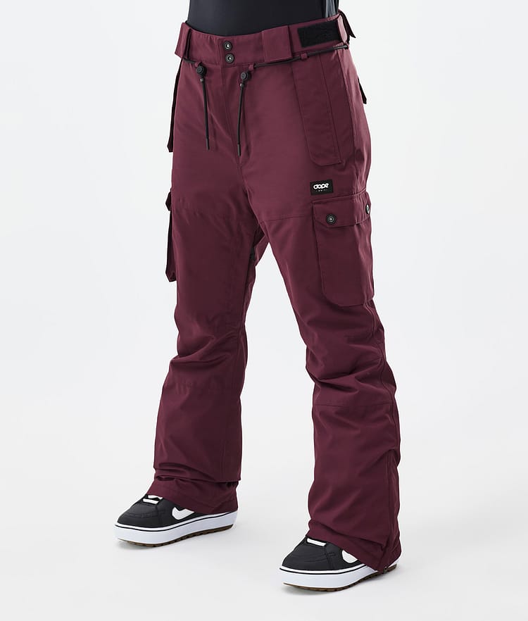 Dope Iconic W Pantalon de Snowboard Femme Don Burgundy Renewed, Image 1 sur 7
