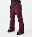 Dope Iconic W Pantalon de Ski Femme Don Burgundy