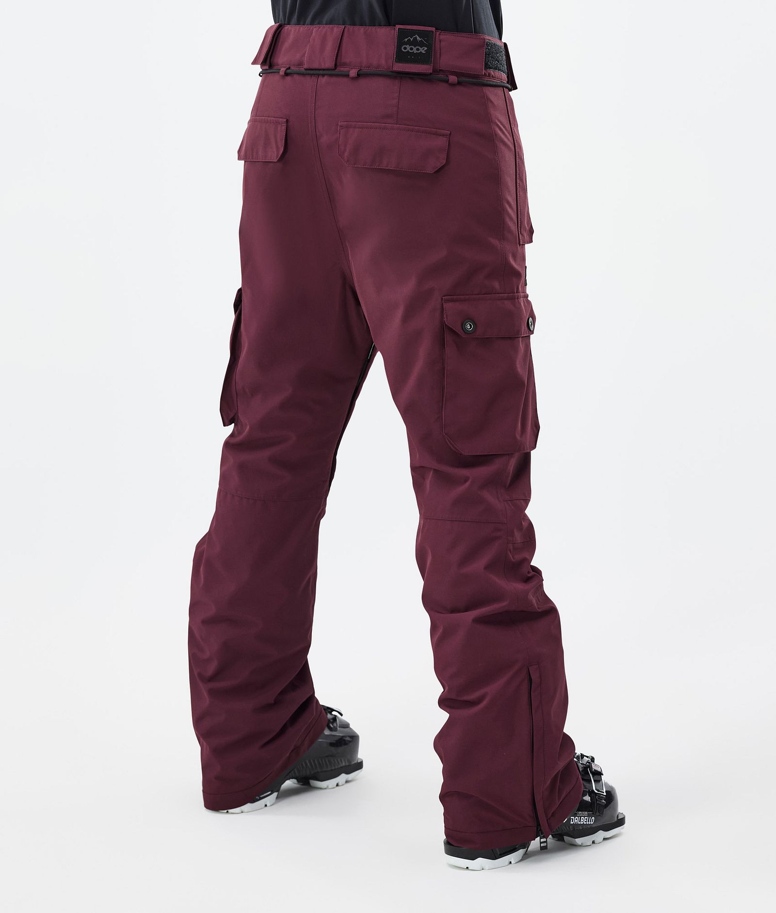 Dope Iconic W Pantalon de Ski Femme Don Burgundy, Image 4 sur 7