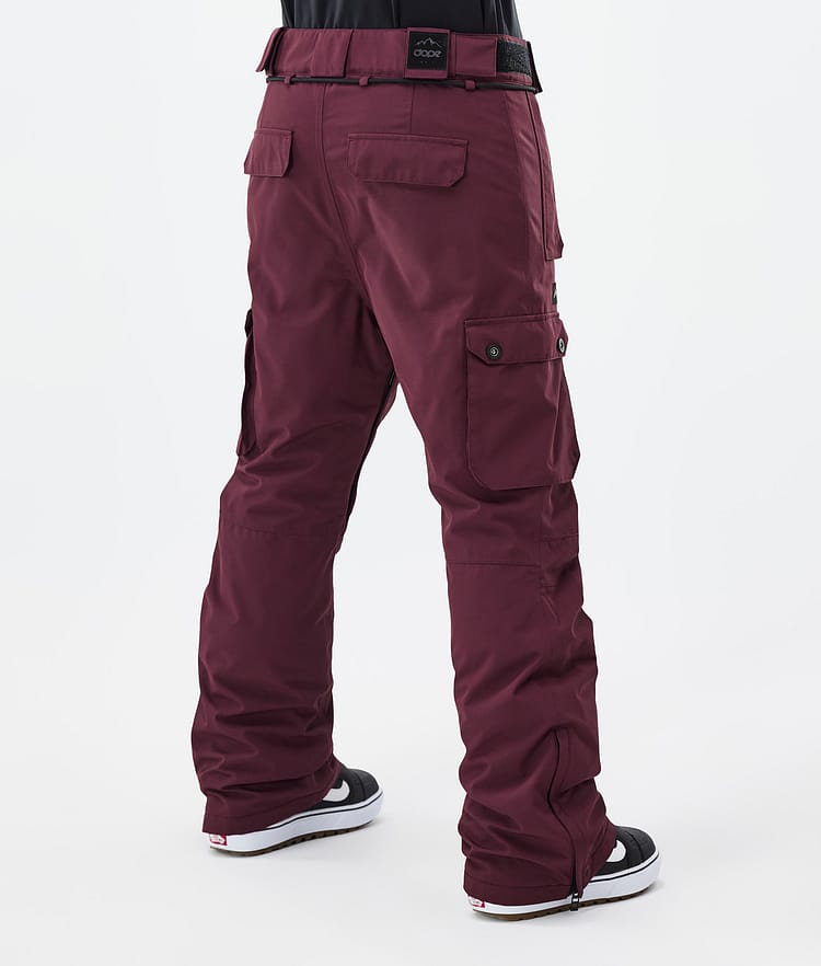Dope Iconic W Pantalon de Snowboard Femme Don Burgundy, Image 4 sur 7