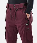 Dope Iconic W Pantalon de Ski Femme Don Burgundy, Image 5 sur 7