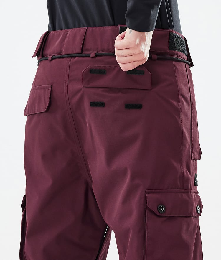 Dope Iconic W Pantalon de Snowboard Femme Don Burgundy Renewed, Image 7 sur 7