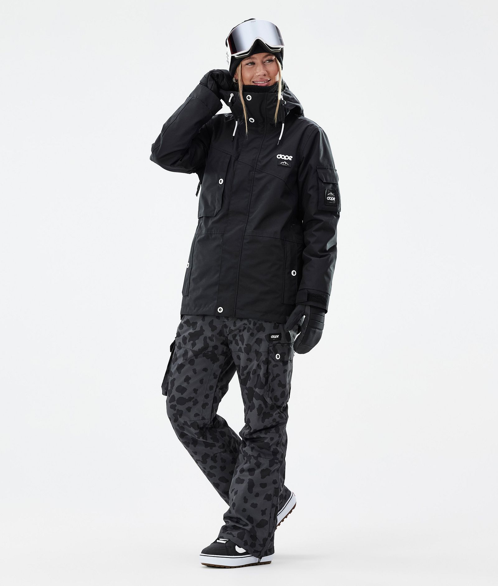 Dope Iconic W Pantalon de Snowboard Femme Dots Phantom Renewed, Image 2 sur 7