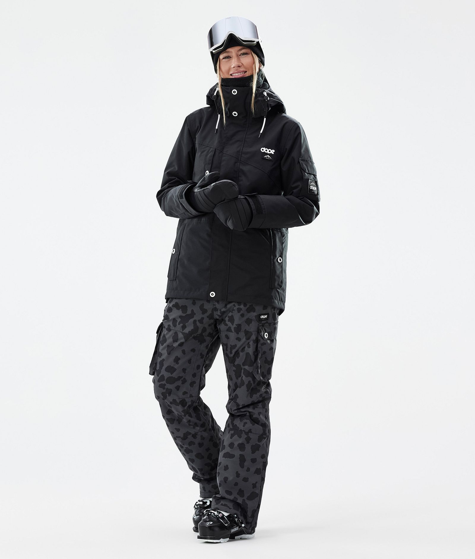 Dope Iconic W Ski Pants Women Dots Phantom, Image 2 of 7