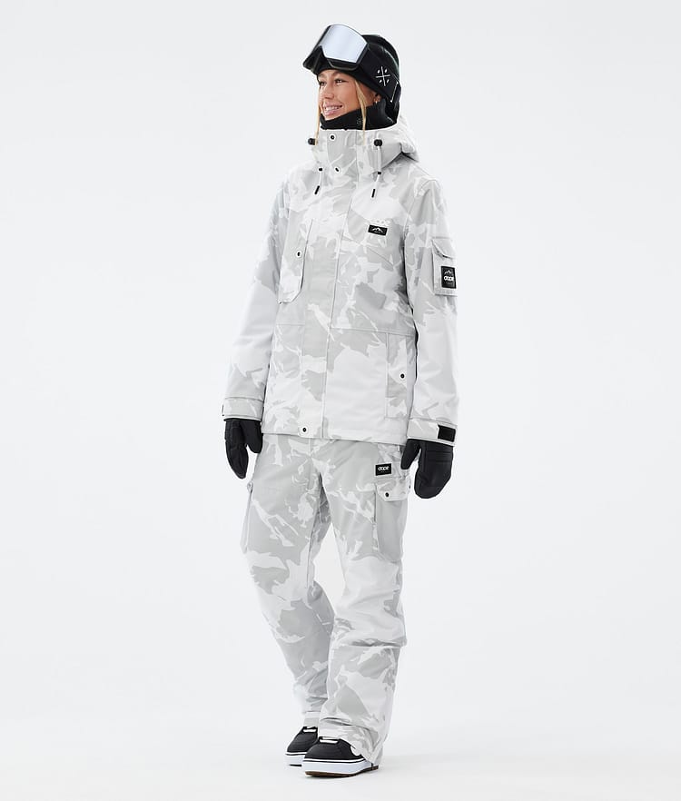 Dope Iconic W Pantalon de Snowboard Femme Grey Camo, Image 2 sur 7