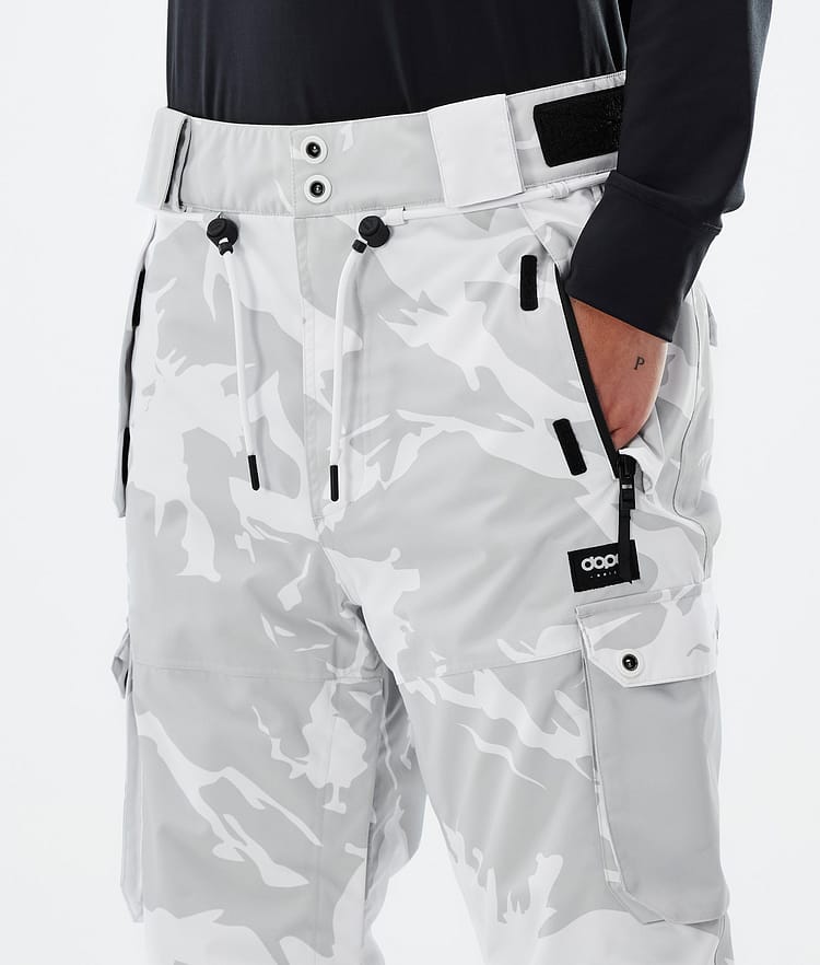 Dope Iconic W Pantalon de Snowboard Femme Grey Camo, Image 5 sur 7