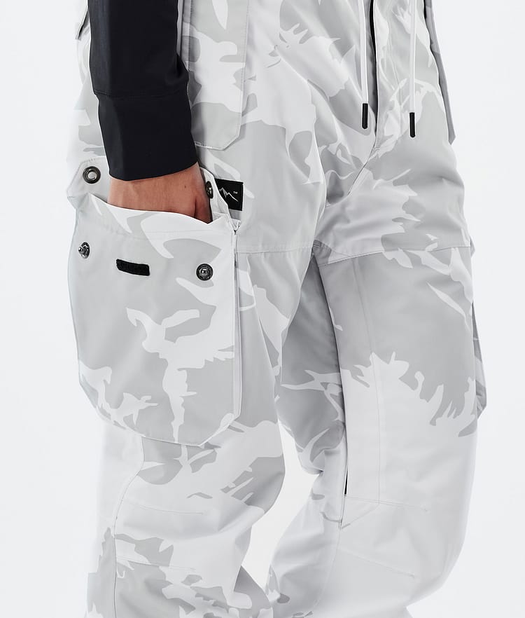 Dope Iconic W Pantalon de Snowboard Femme Grey Camo, Image 6 sur 7