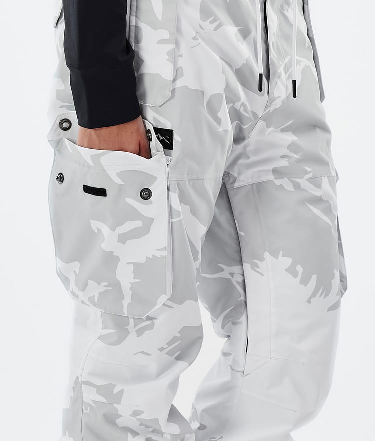 Dope Iconic W Pantalon de Ski Femme Grey Camo, Image 6 sur 7